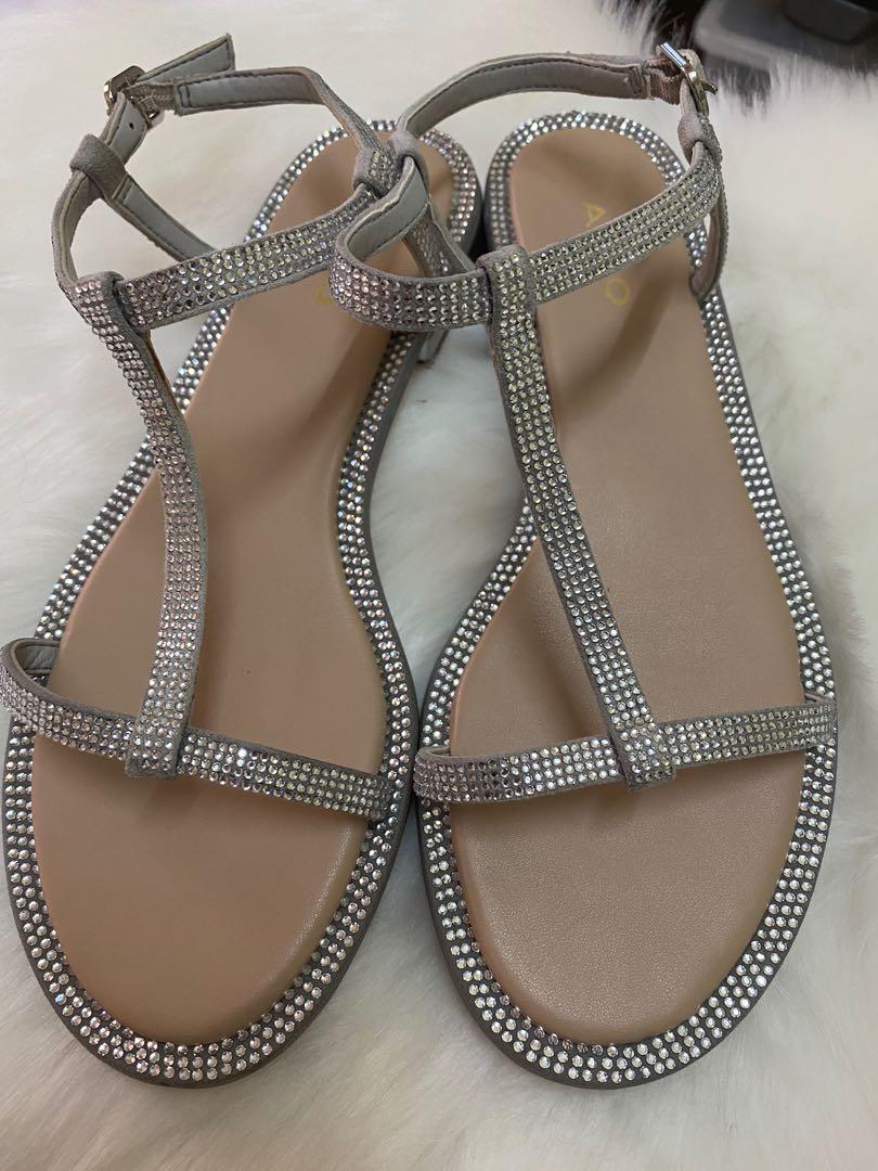 Aldo hotsell rhinestone sandals