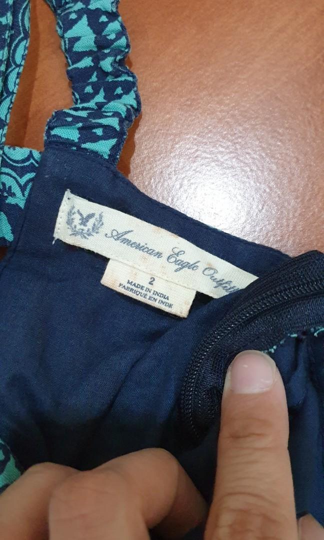 AMERICAN EAGLE tribal print dress (Category: Dresses) located in Manila. Submitted by cheezykz (Listing ID 1078974423, Image 3). Description: AMERICAN EAGLE tribal print dress euc size 2.