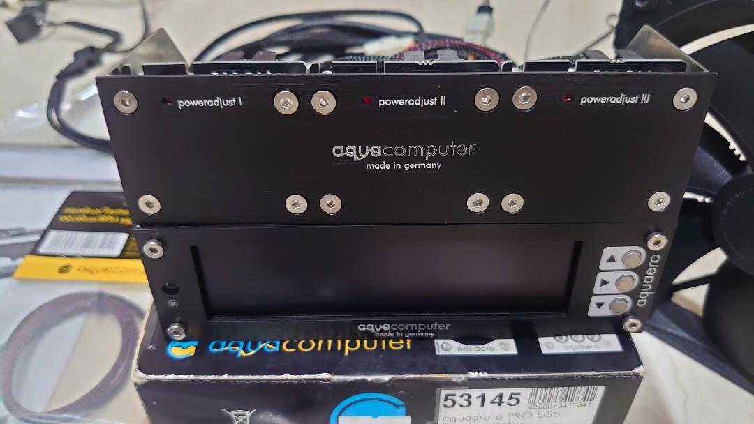 Aquaero 6 Pro USB Fan Controller and Power Adjust 2 Ultra