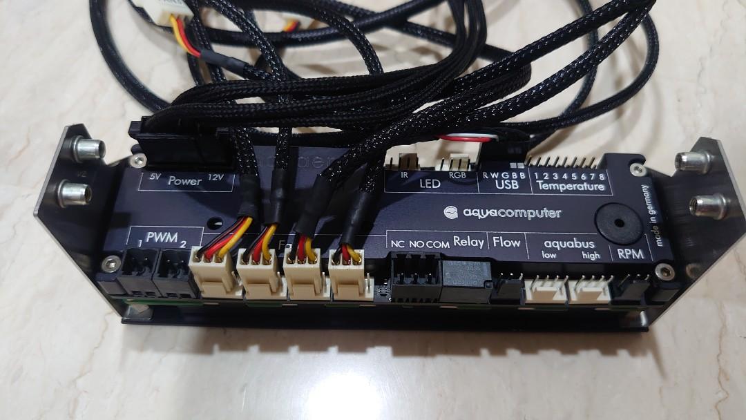 Aquaero 6 Pro USB Fan Controller and Power Adjust 2 Ultra