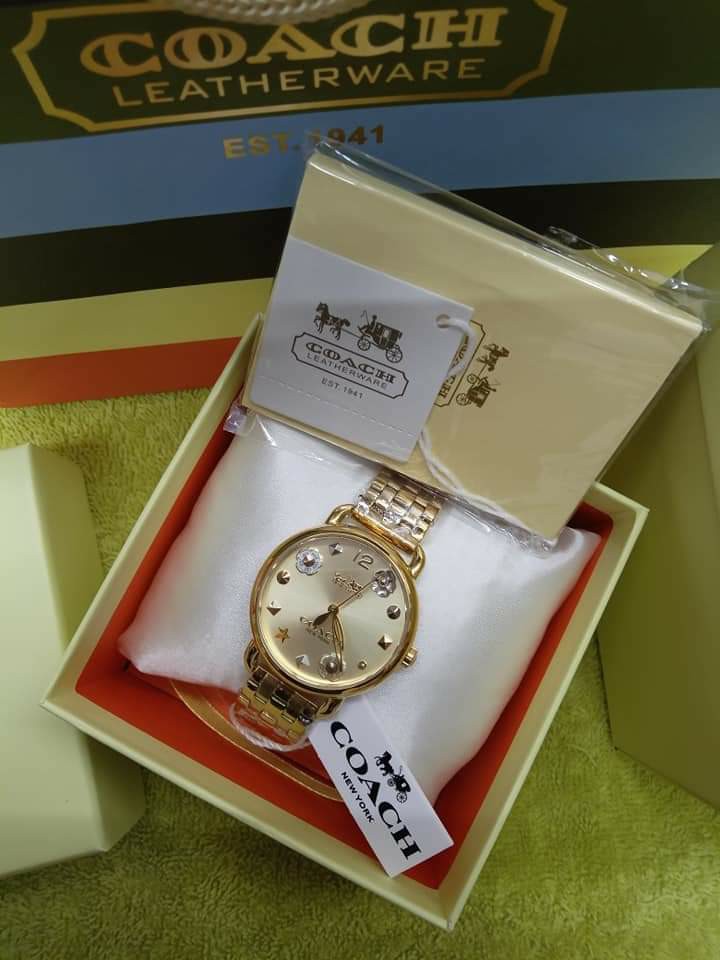 Coach leatherware shop est 1941 watch