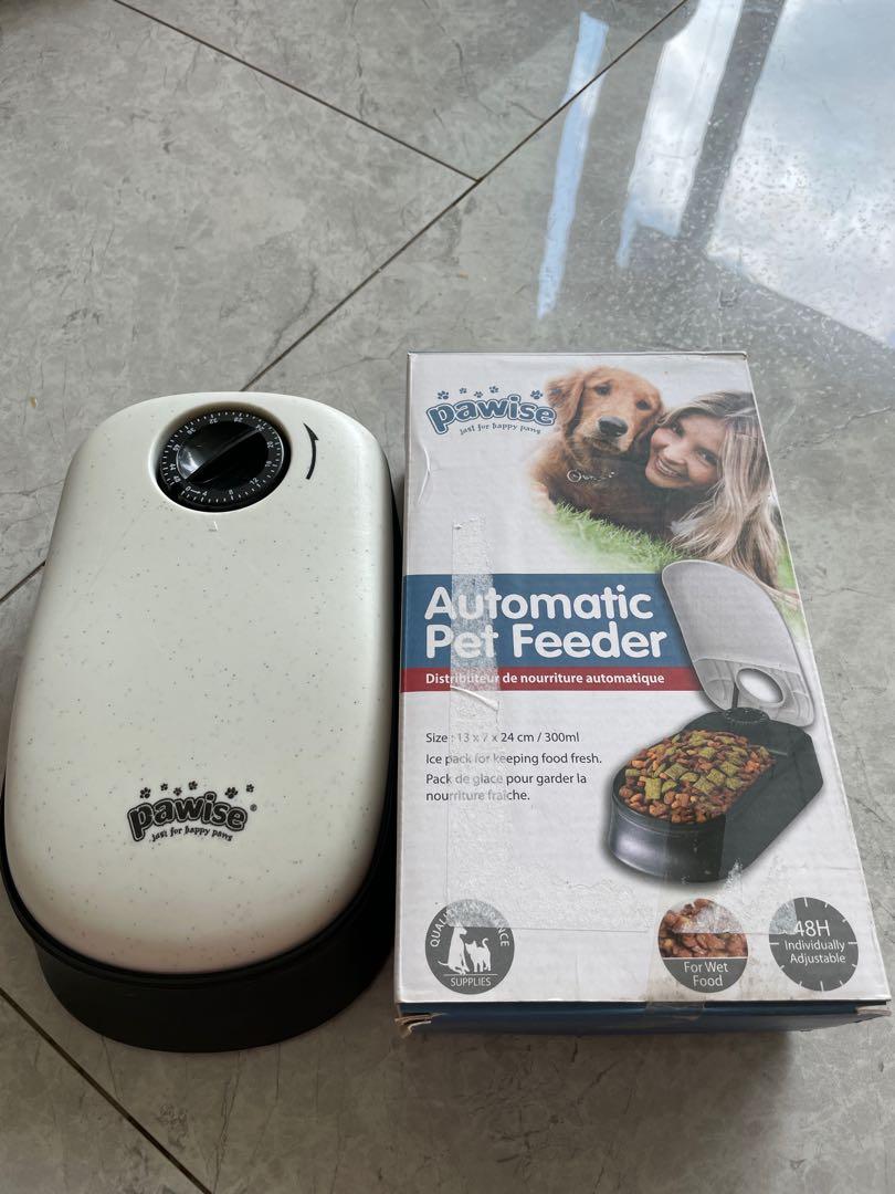 battery operated pet feeder