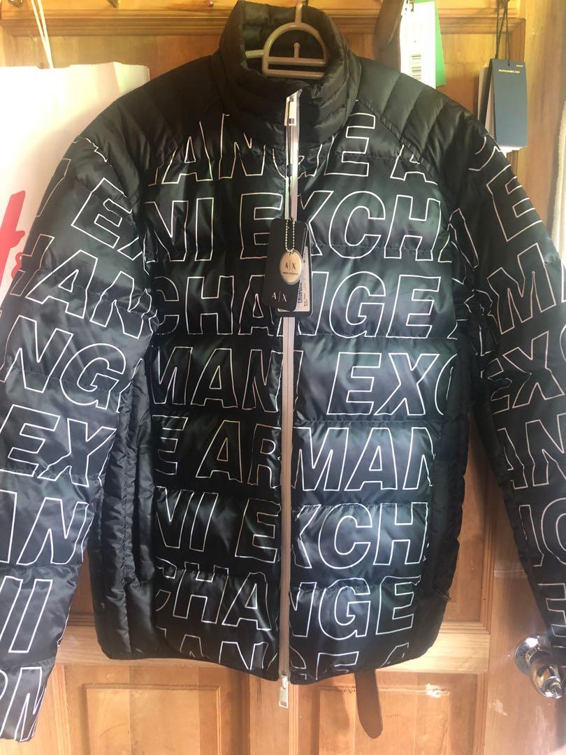 Armani all outlet over logo jacket