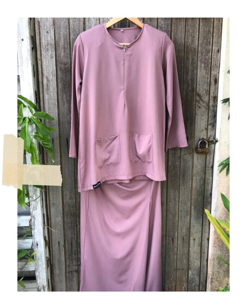 Pola Kurung Kedah Moden Berpoket