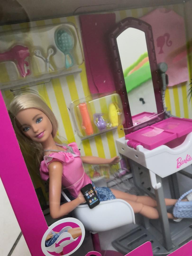 Barbie Hair Salon, Hobbies & Toys, Toys & Games on Carousell