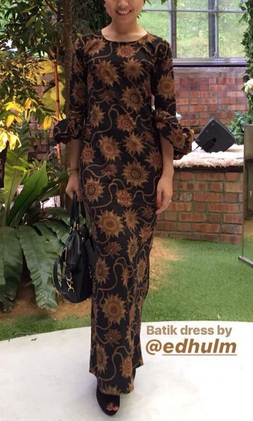 Batik long dress store