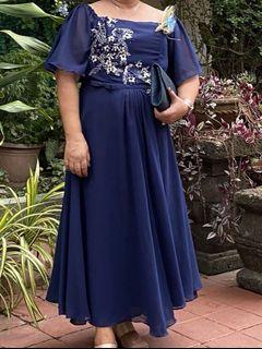 Blue Wedding Sponsor Dress
