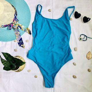 Blue One piece Swimsuits