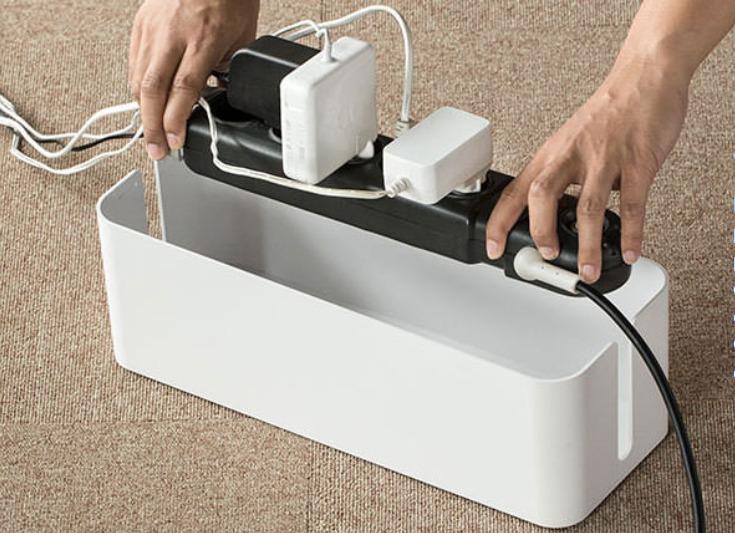 BlueLounge CableBox Cable and Cord Management System, Cable Organizer, Black (Category: Storage Boxes & Baskets) located in Pasay City. Submitted by jen.pen (Listing ID 1075584994, Image 3). Description: BlueLounge CableBox Cable and Cord Management System, Cable Organizer, Black.