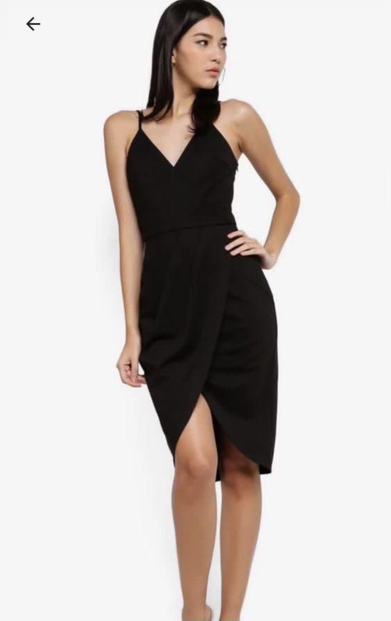 wrap cami dress