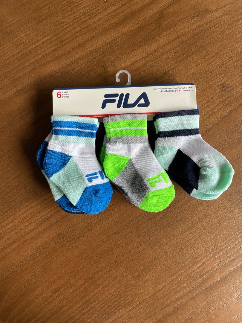 Brand New Baby Fila Socks Babies Kids Babies Kids Fashion