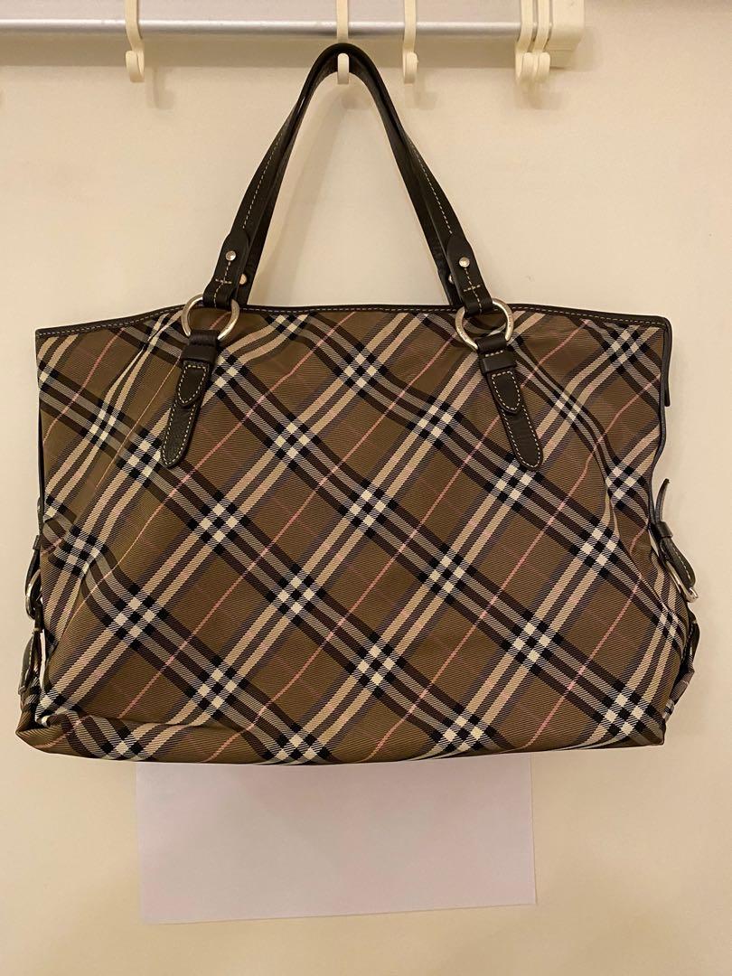 burberry blue label tote
