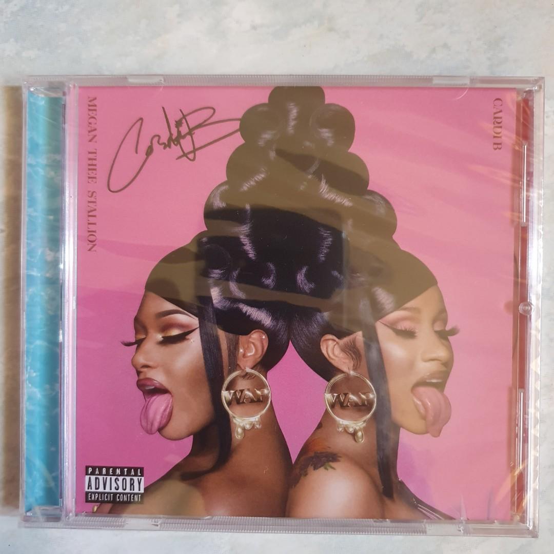 CARDI B - WAP (feat. Megan Thee Stallion) Limited Edition Signed CD,  Hobbies & Toys, Music & Media, CDs & DVDs on Carousell
