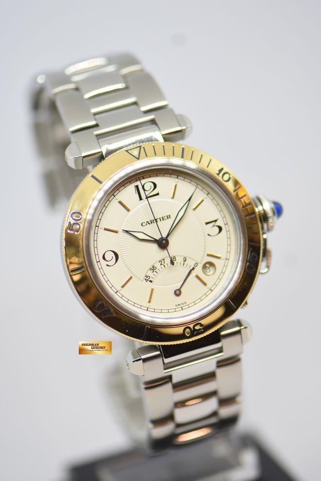CARTIER PASHA POWER RESERVE 38mm STEEL 