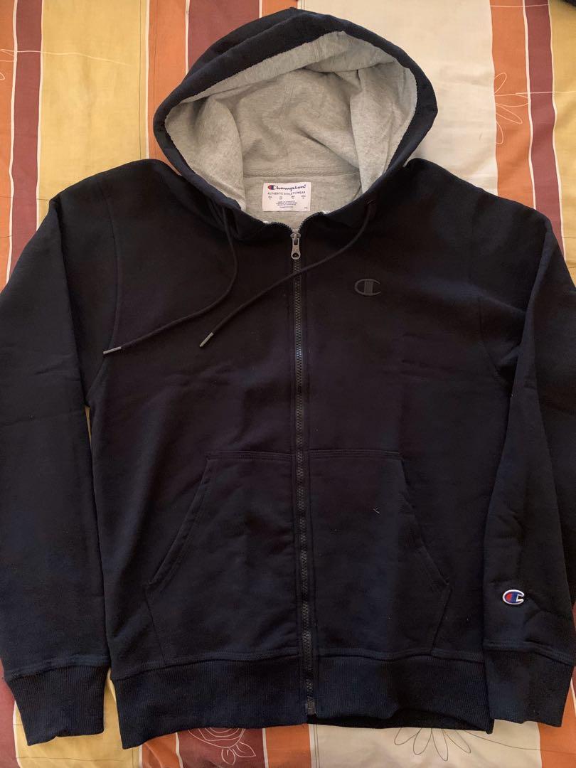 Champion Zip Hoodie Black Men s Fashion Tops Sets Hoodies on