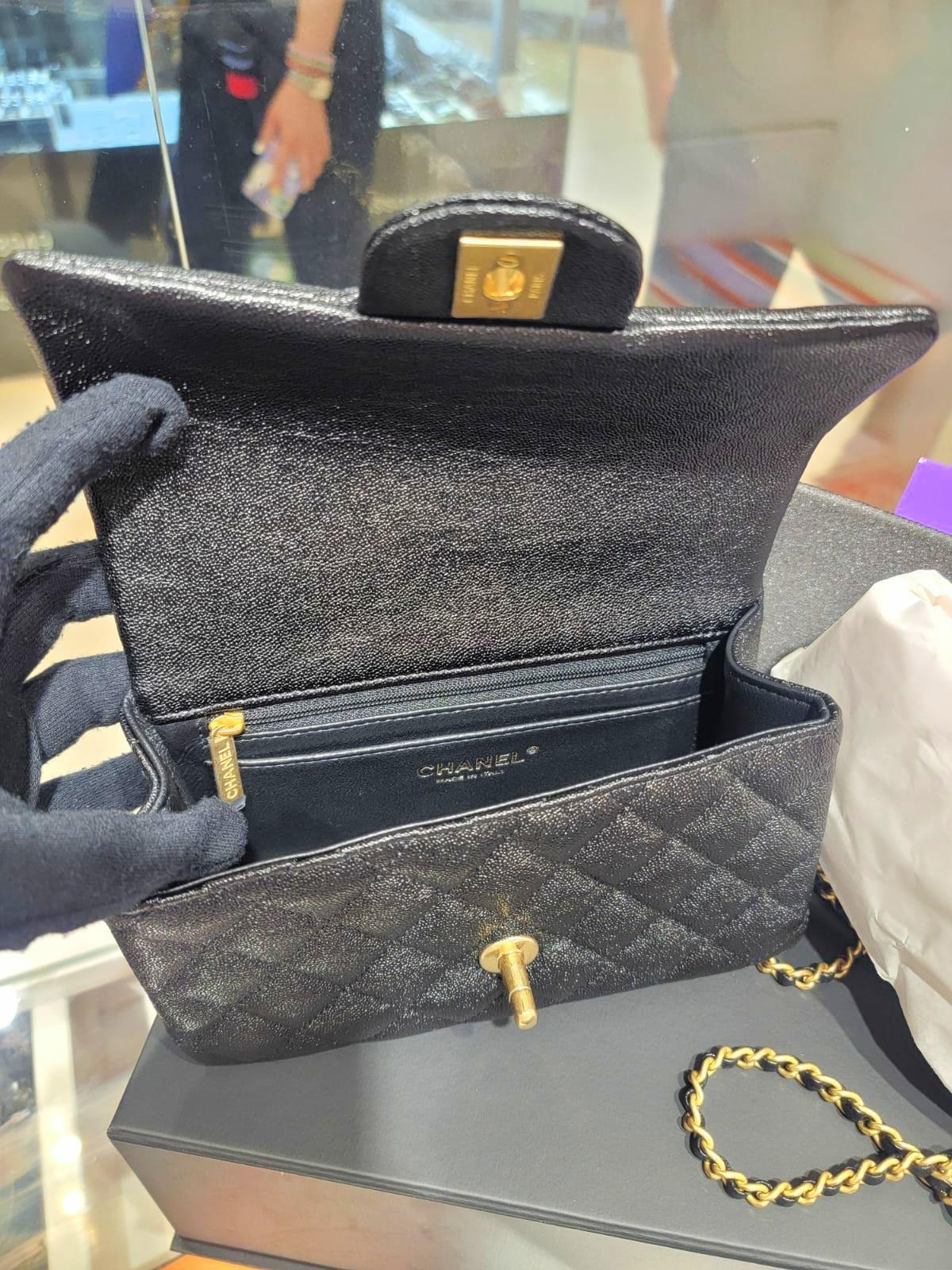 Chanel 2021早春最新火爆限量版Mini CF Classic Flap Bag with Top Handle 20cm  迷你手挽垂蓋手袋/迷你手把口蓋包/單肩斜背包/鏈條包
