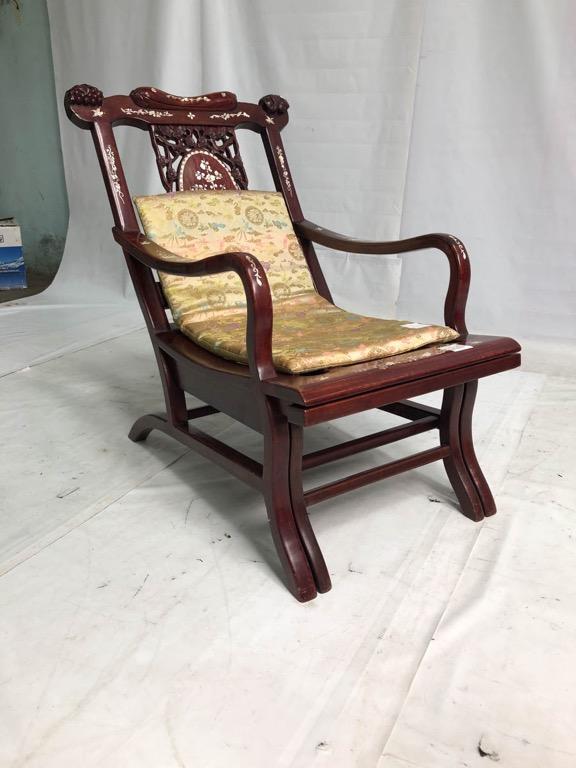 Wooden sleeping sale chair