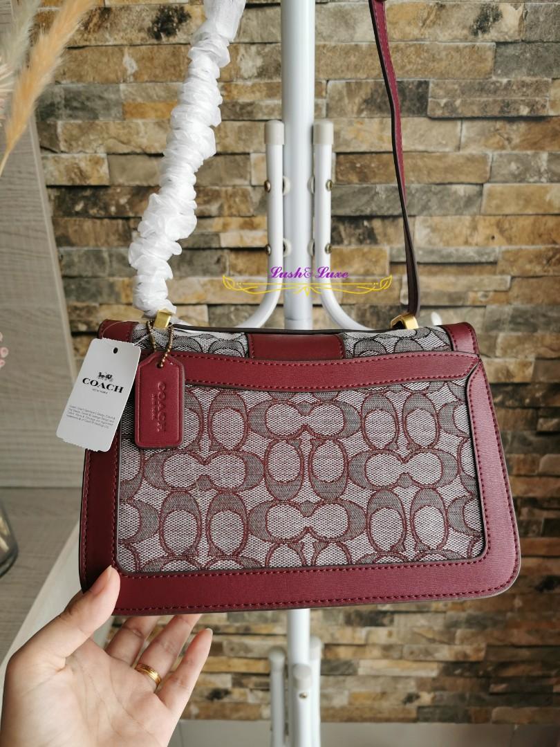 Coach bond bag in signature jacquard online
