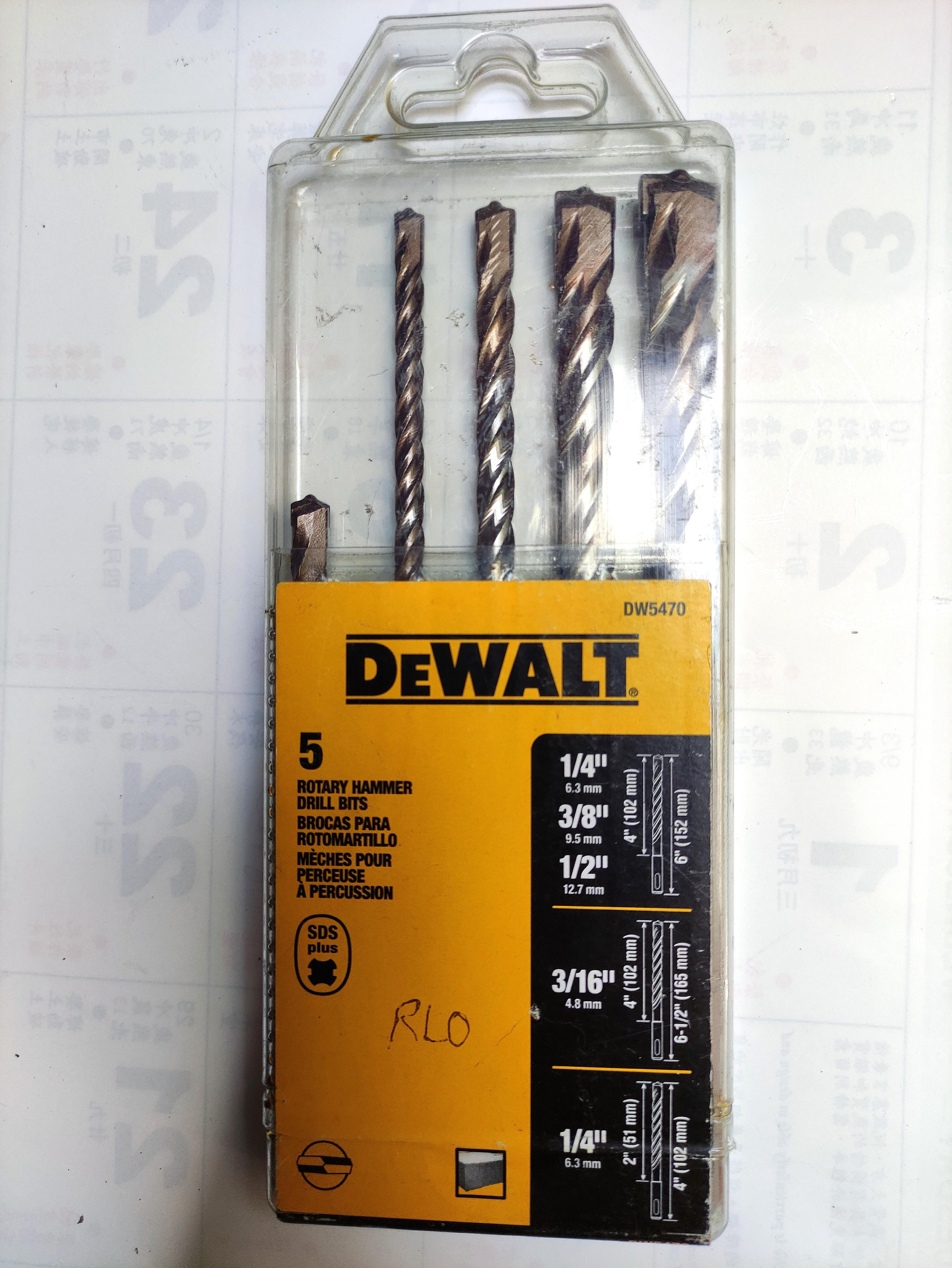 Dewalt hammer drill 2025 bits