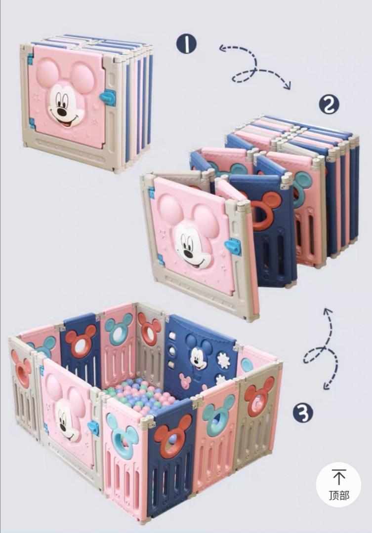 Disney playpen, Babies & Kids, Infant Playtime on Carousell