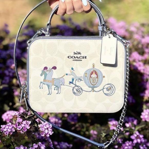 IN STOCK: LIMITED EDITION DISNEY x COACH: Princess Cinderella Carriage  Crossbody Bag, Women's Fashion, Bags & Wallets, Cross-body Bags on Carousell