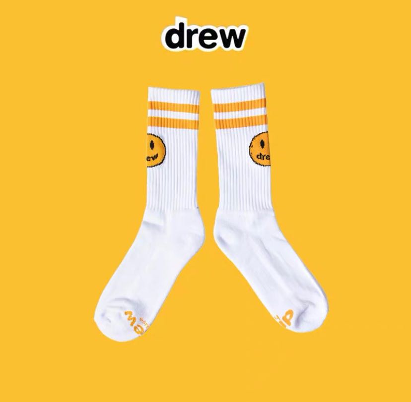 Drew House White & Yellow-Striped 'Mascot' Socks, Babies & Kids ...