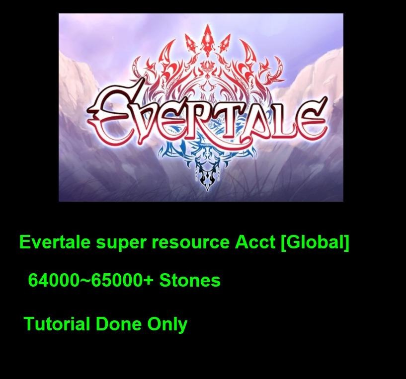 Evertale Power Resource Account 64,000+ Stones, Video Gaming, Gaming