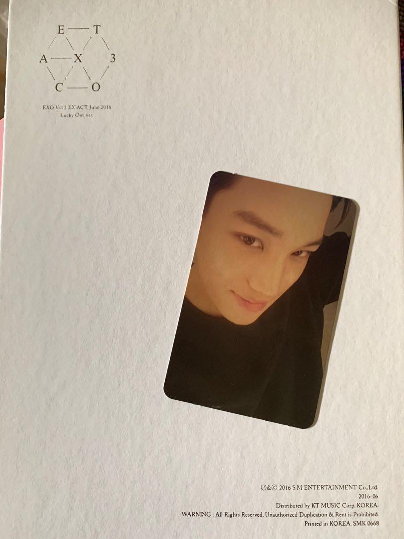 Exo Exact Album With Kai Pc Hobbies Toys Memorabilia Collectibles K Wave On Carousell