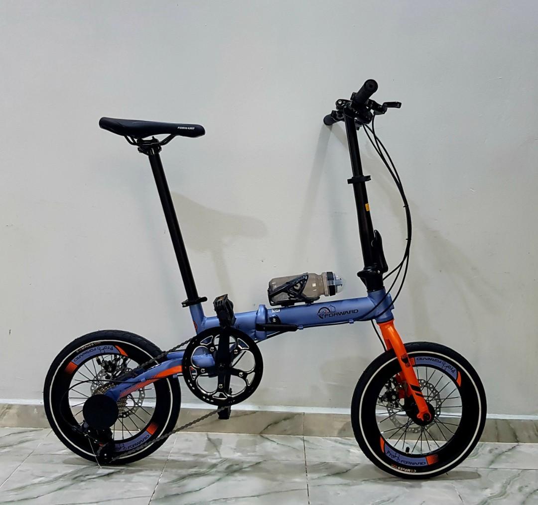Forward folding outlet bike