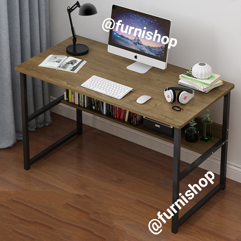 Computer Table With Rack Free Delivery Study Table with Book Rack Shelf Shelves Laptop PC ...