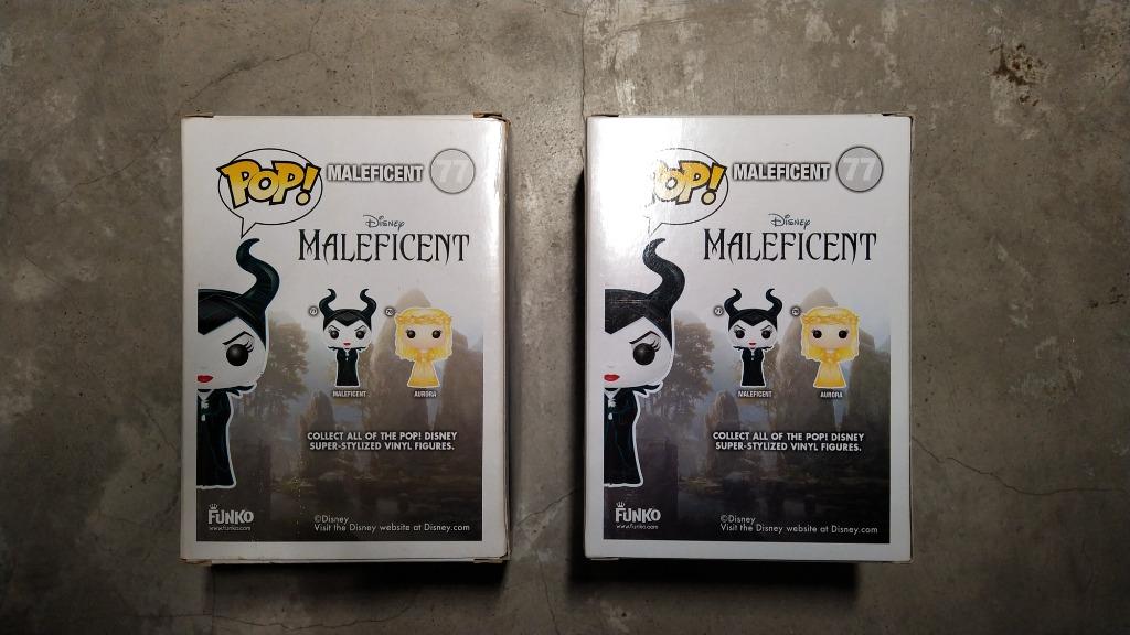 Funko Pop Maleficent Movie Set (Category: Designer & Blind Box Toys) located in Quezon City. Submitted by mjsee21 (Listing ID 1078957930, Image 3). Description: Funko Pop Maleficent Movie Set Maleficent (Movie) (Glow in the Dark) Box Condition: 9/10 or better Maleficent (Movie) Box Condition: 7/10 Price: PHP4,500.00 --- No breaking of set Mode of Payment: BPI or GCash Location: Banawe or Mo. Ignacia, Quezon City Shipping: Via Grab, Lalamove only 