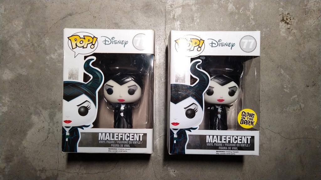 maleficent glow in the dark pop