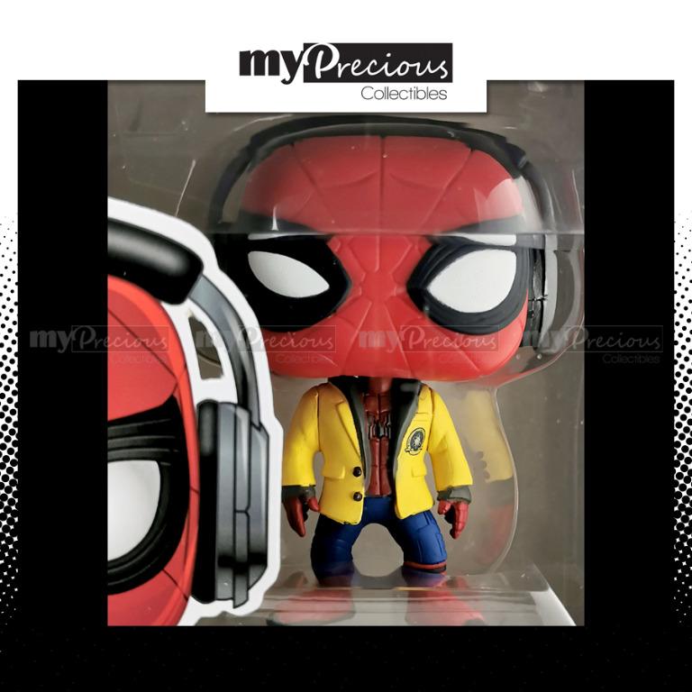 Funko Pop Marvel Spiderman Homecoming 265 Spider-Man Yellow Jacket with  Headphones Vinyl, Hobbies & Toys, Collectibles & Memorabilia, Fan  Merchandise on Carousell