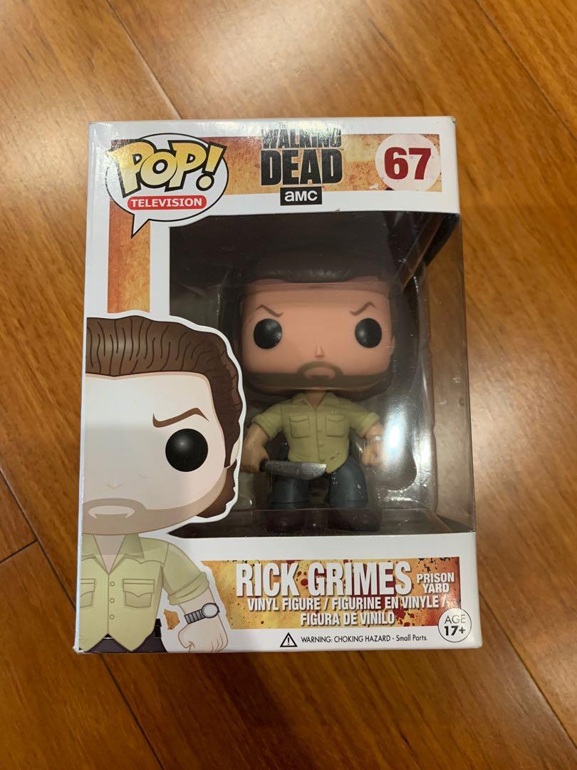 FUNKO POP TELEVISION SERIES 1 The WALKING DEAD RICK GRIMES #13 Figure IN STOCK 