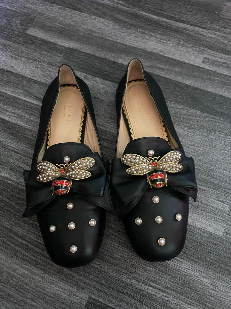 Gucci shoes bow top
