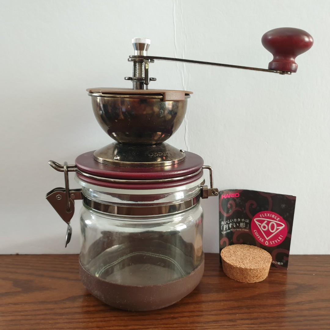 HARIO Canister Coffee Mill Hand Grinder, TV & Home Appliances, Kitchen