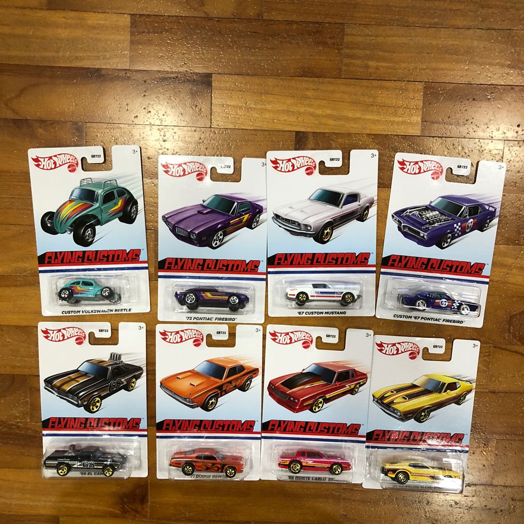Hot Wheels 2021 Target Exclusive Flying Customs Wave 3 Full Set of 8 Cars HTF