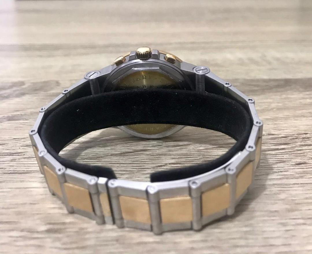 Jam Tangan BVLGARI Diagono pria original jam branded automatic authentic, Barang Mewah, Jam