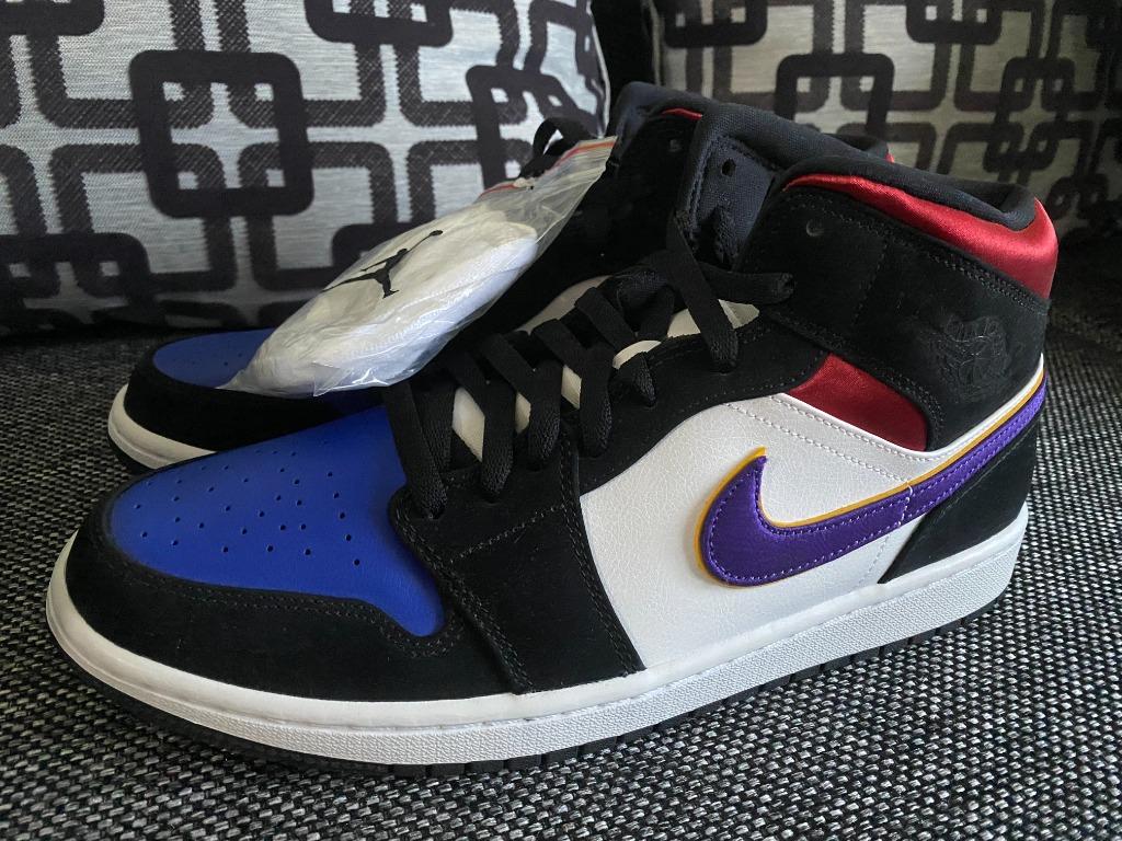 Nike Air Jordan 1 top 3 lakers, Men's Fashion, Footwear, Sneakers on  Carousell