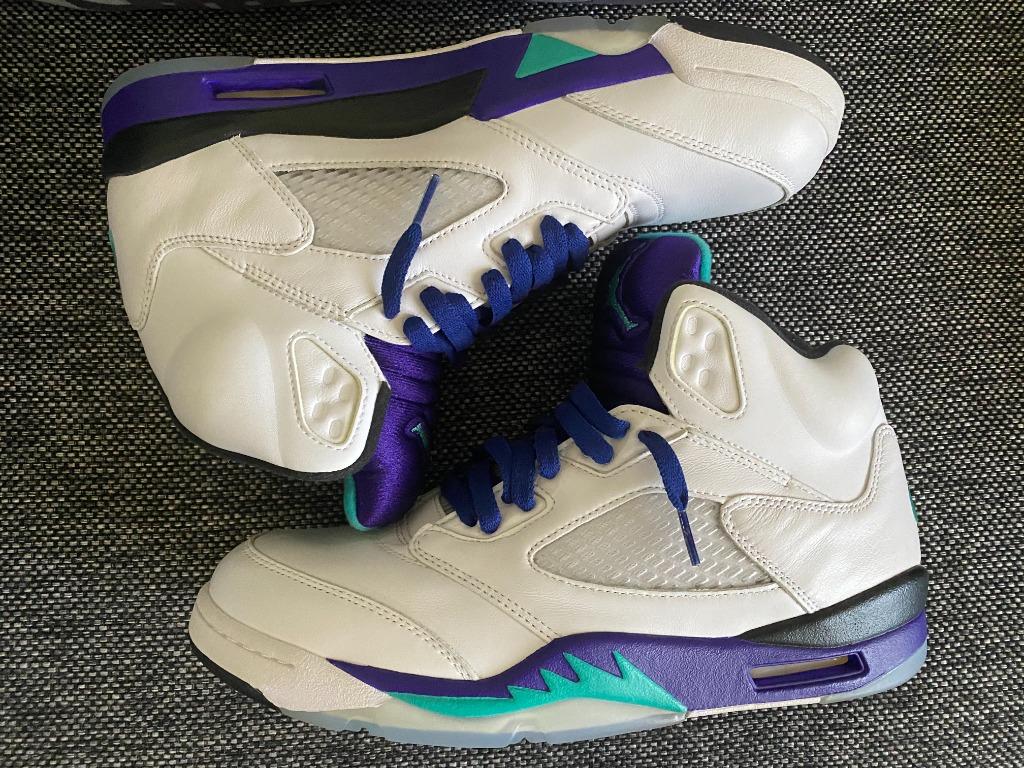 Jordan 5 Retro Grape Fresh Prince Men s Fashion Footwear