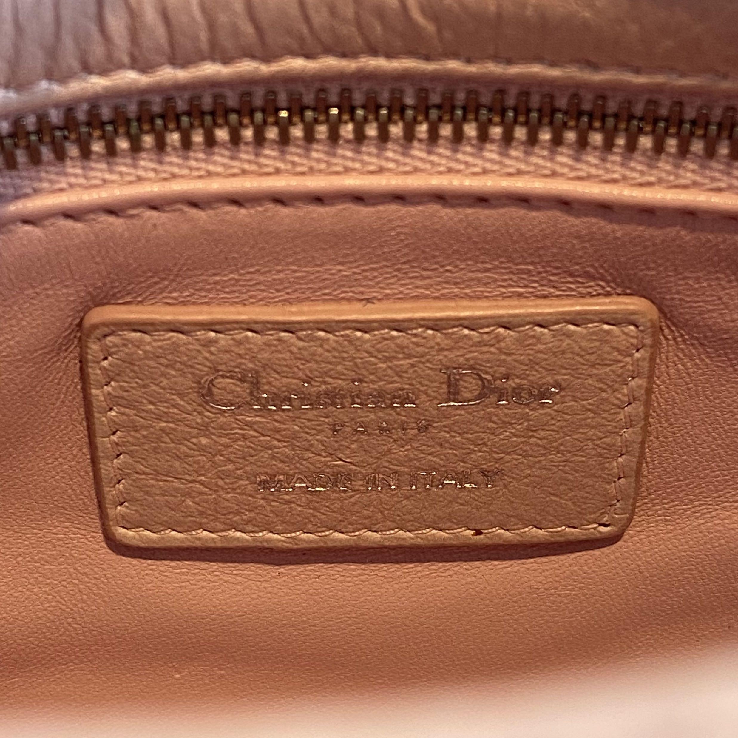 Christian Dior Lady Dior Clutch in Dusty Pink — UFO No More