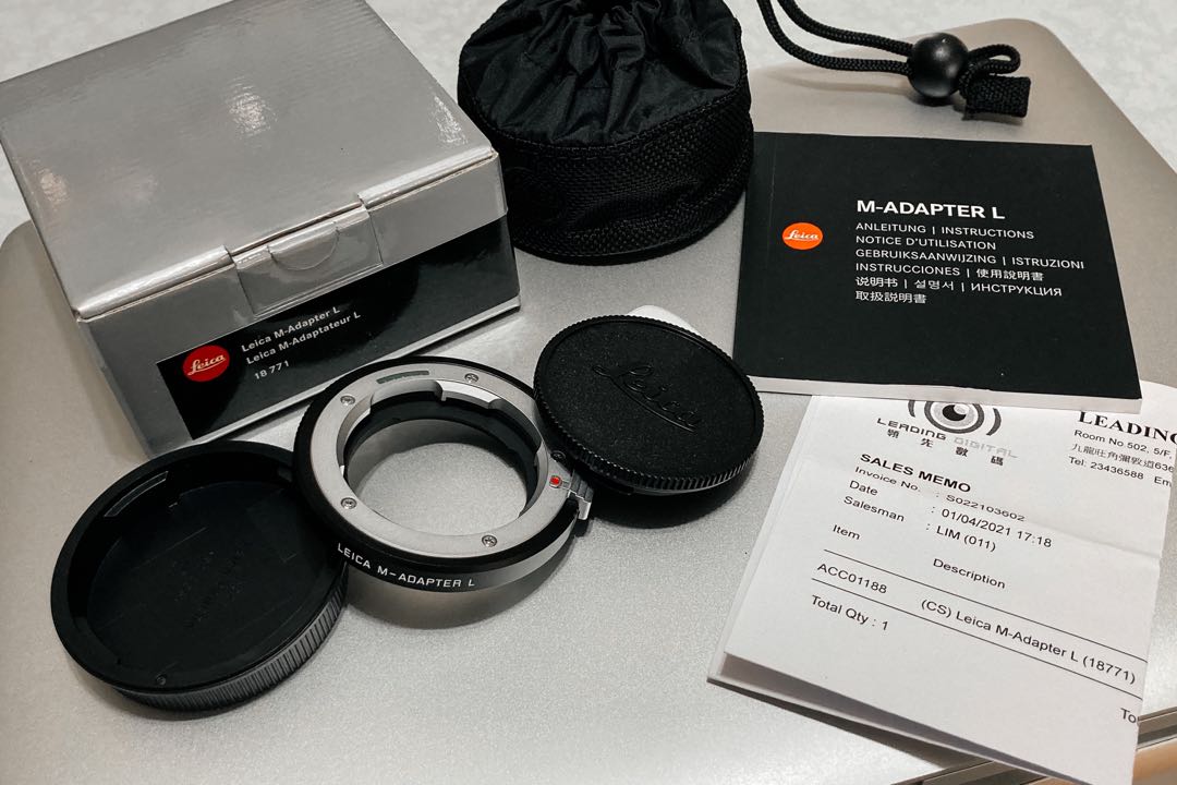 Doe mijn best bagage Koopje Leica M-Adapter L for Leica SL SL2 CL, 攝影器材, 鏡頭及裝備- Carousell