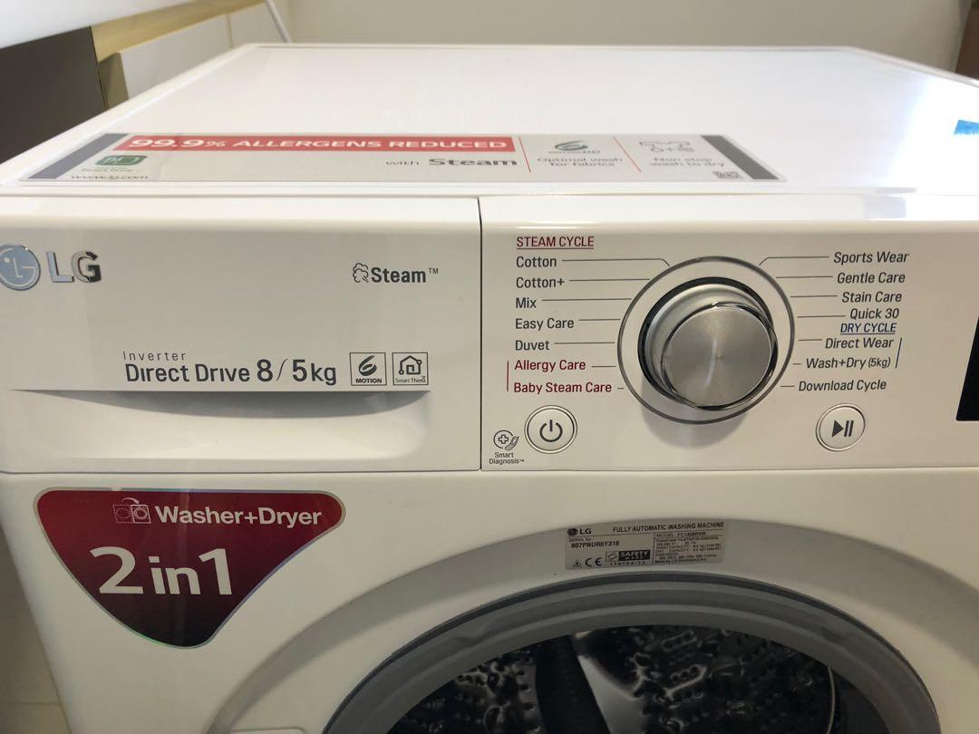 LG 2in1 Washer/Dryer, TV & Home Appliances, Washing Machines and Dryers on Carousell