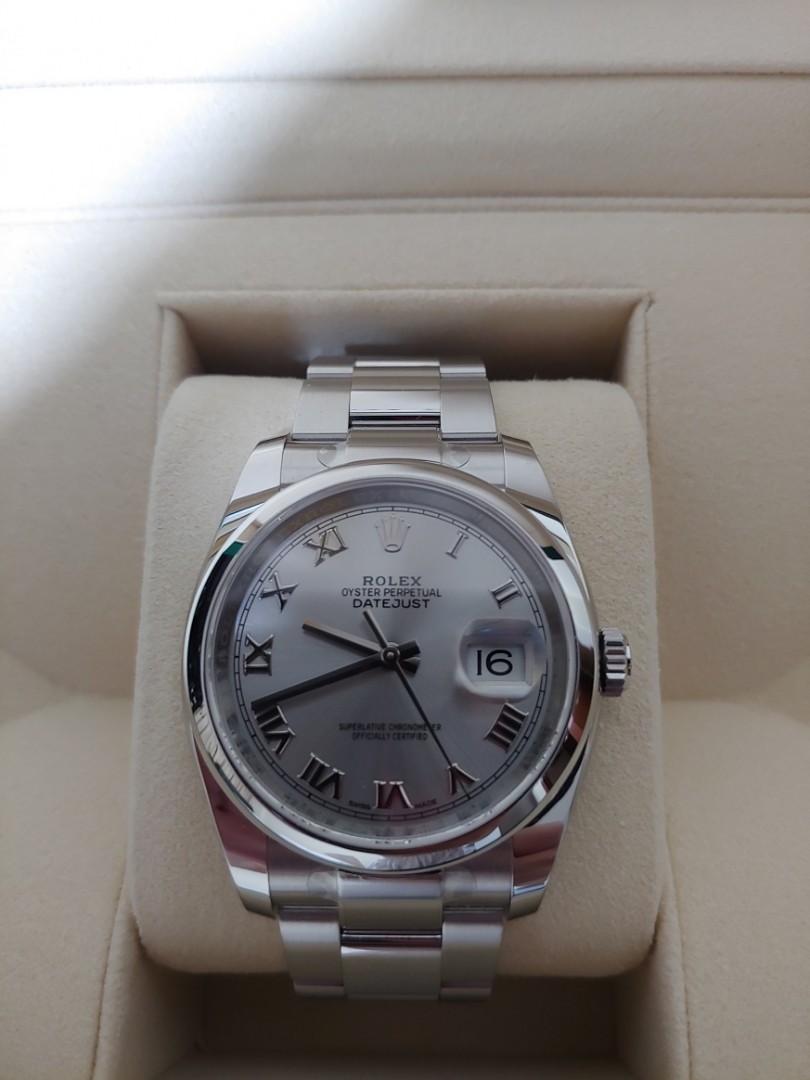 LNIB 2019 Rolex Datejust 36mm Partial stickers Eminem rapper box