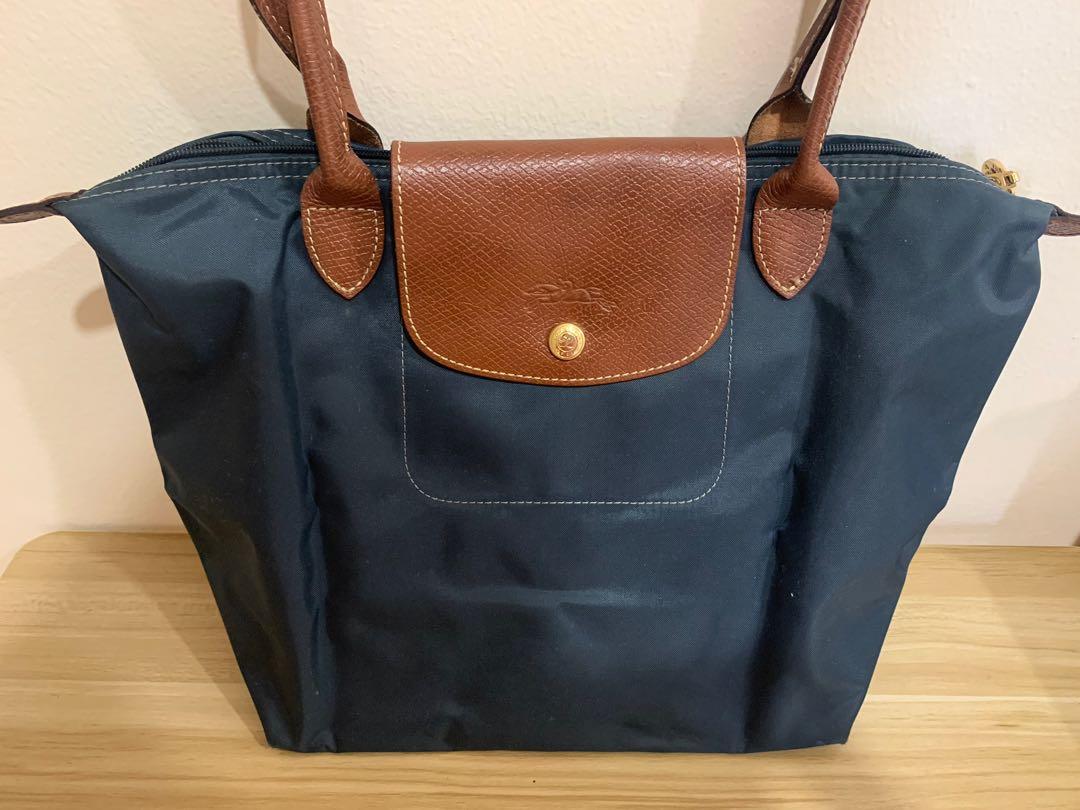 longchamp le pliage gris