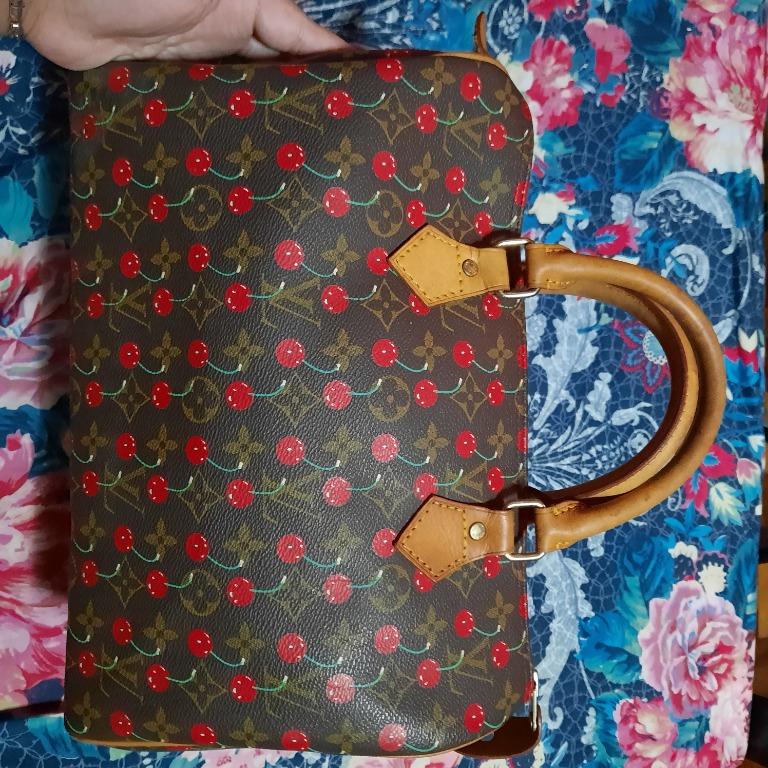 Louis Vuitton Cherry Monogram Speedy 25, Luxury, Bags & Wallets on Carousell