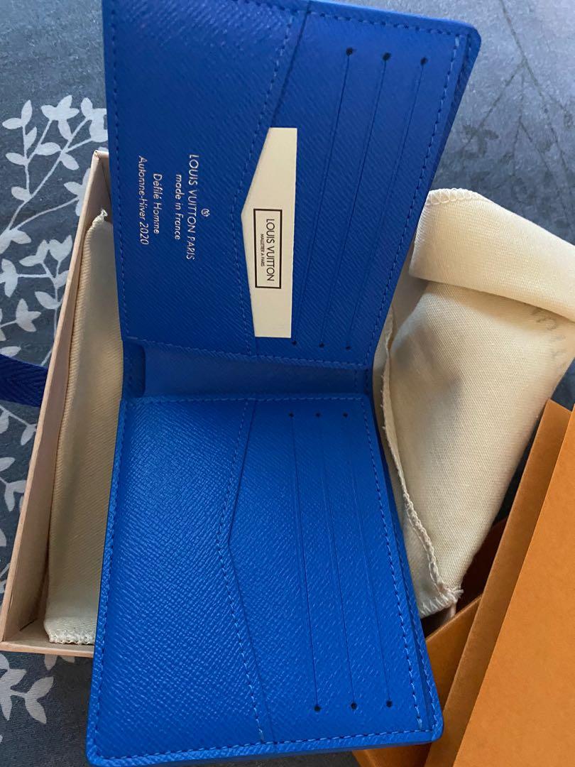 Louis Vuitton Limited Edition Black Blue Wallet