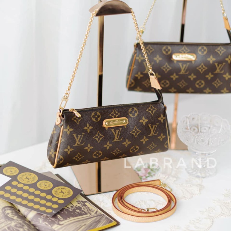 Louis Vuitton Monogram Eva Clutch, Luxury, Bags & Wallets on Carousell