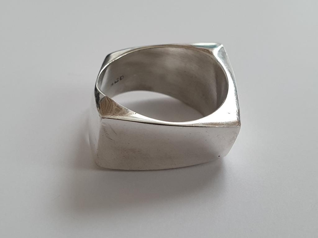 Men s Designer Silver Ring 925 Sterling FREE delivery very good condition