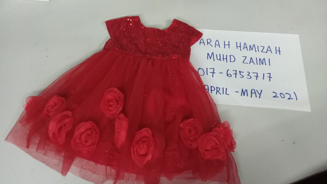 Monsoon red hotsell dress girl